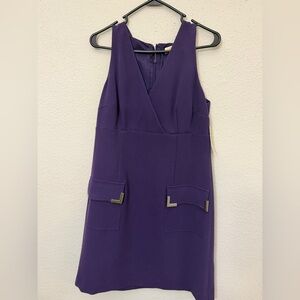 Michael Kors Deep Purple Mini Dress